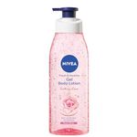 NIVEA Gel Body Lotion 390 ml | Rose | Refreshing Care For 24H Hydration | Non-Sticky | Fast Absorbing for Fresh And Healthy Skin