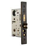 Baldwin 6321.102.LLS Left Handed Handleset and Lever Entrance Mortise Lock with 2-1/2-Inch Backset, Oil Rubbed Bronze by Baldwin