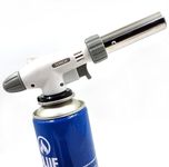 VIOVI Butane Gas Torch Lighter, Professional Master Torch Flame Gun, Multi-Purpose Kitchen Cooking Chef's Culinary Blow Torch, Welding Brazing Flame Thrower (Butane Gas Not Included) (Model No:516C)