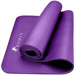 ROMIX Yoga Mat thick 15 MM Foam Exercise Mat 180x60x1cm Non Slip Gym Mat with Carry Bag and Strap, Workout Mat, Yoga Mats for Women Men Pilates mat Gymnastics Meditation Home Outdoor