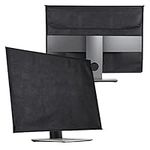 kwmobile Cover Compatible with 27-28" monitor - 3-IN-1 Case with Storage for Mouse, Keyboard - Black