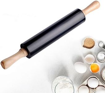 MMCCHB Rolling pin, non-stick rolling pin, wooden handle, for home kitchen tools