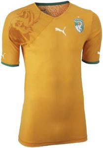 Puma – Camiseta para Hombre de Costa de Marfil Réplica, Todo el año, Hombre, Color Naranja, Verde (Costa de Marfil), tamaño Medium