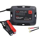 Schumacher - Rugged SPX 457 Automatic and Intelligent Charger and Maintainer 6V/12V, 1A - For Motorcycles, Cars, Boats,Quads, Lawn Mowers, Mini Tractors, Vintage Vehicles - IP66 Protection