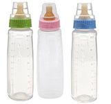 Gerber Nurser Clear View Feeding Bottle, Assorted Colors - 1 ea ( Pack of 3 )