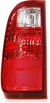 AUTOSAVER88 Tail Light Compatible with 2008-2016 Ford F-250 F-350 F-450 F-550 Super Duty, Red Clear OE Replacement Rear Light Taillights - Driver Side