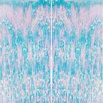DECOCKRAT 2 Pack Foil Fringe Backdrop - Iridescent Shiny Tinsel Curtains for Party Decoration/Photo Booth Props - 3.3x6.6 FT Metallic Foil Backdrop for Birthday, Wedding, Graduation, Christmas.
