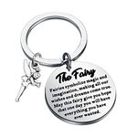 Lywjyb Birdgot Fairy Tale Jewelry The Fairy Dreams Keychain Fairy Gifts for Women Girl (Fairy key CA)