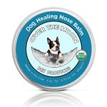 Over The Moon Pets Organic Dog Nose Balm- Unscented, Repairs Cracking, Dry Dog Noses, Natural Dog Sunscreen, Veterinarian Recommended, Dog Paw Balm, Dog Cream, Cat Nose Balm (1oz)