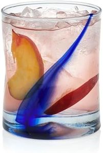 Libbey Blue Ribbon Impressions - Vasos de rocas, 12.5 onzas, juego de 8