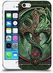 Official Anne Stokes Woodland Guardian Dragons Soft Gel Case Compatible for Apple iPhone 5 / iPhone 5s / iPhone SE 2016