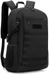 HUNTVP 10L/20L/30L Tactical Backpack Military MOLLE Backpack Rucksack Gear Tactical Assault Pack for Hunting Camping Trekking (30L-Black)