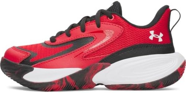 Under Armour Youth Unisex Pre School Size Lockdown 8, 600 RED, 2