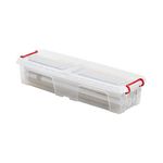 1ABOVE 20 Litre Wrapping Paper Storage Box, Extra Strong Box with Lid and Secure Latching Handles (1)