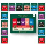 VAHDAM, Assorted Black Tea Sampler Gift Set (5 Flavors, 20 Tea Bags) Gluten Free, Non GMO | Tea Variety Pack - Long Leaf Pyramid Black Tea Bags Variety Pack | Gifts for Women & Men, Tea Set