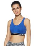 Van Heusen Proactive Women Sports Bra - Cotton Elastane - Anti Bacterial, Wireless, Non Padded, Full Coverage, Light Impact