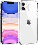amazon basics Ultra Hybrid Back Cover Case for iPhone 11 (TPU + Poly Carbonate | Crystal Clear)
