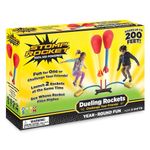 The Original Stomp Rocket Dueling Rockets Launcher, 4 Rockets and Toy Rocket Launcher - Outdoor Rocket STEM Gift for Boys and Girls Ages 6 Years and Up - Great for Outdoor Play