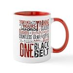CafePress ONE BLACK BELT Mug 11 oz 