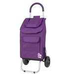 Trolley Dolly, Purple Shopping Grocery Foldable Cart