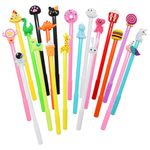 ICEBLUEOR Cute Cartoon Gel Pens, 20PCS Assorted Style Writing Pens for Birthday Present School Prize Student Gift Fun Girl Pens