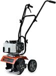 PLANTCRAFT 52cc Tiller Cultivator 2-Stroke Petrol Handheld Rototiller for Garden Rotary Soil Power