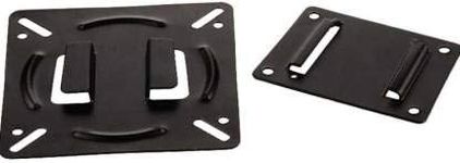 Nixnine Universal Heavy Duty Wall & Ceiling Mounts self, Wall Mount Stand Bracket for LCD & LED TV (Black) (TV Size : 14 Inch x 24 Inch), Pack of 2