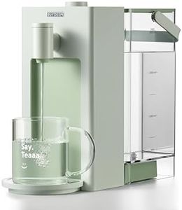 BUYDEEM S9013 3L Instant Hot Water Dispenser, Countertop Water Boiler with 8 Temperature and 5 Water Volume Settings, Fast Boil, Perfect for Home and Office, Cozy Greenish