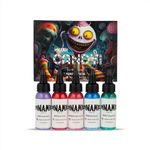 Dynamic Color Co - Candy Color Tattoo Ink Set, 5 Bottles (1 oz Each) Includes: Lavender, Bubble Gum, Hot Pink, Sky Blue, and Turquoise Vibrant Colors