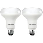 paul russells Daylight E27 Spotlight 11W LED Reflector R80 Light Edison Screw 75w Equivalent Bulb 1050 Lumen 6500K Frosted 120° Beam Angle ES Energy Saving Lightbulbs, Pack of 2