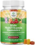 Plant Based Kids Multivitamin Gummies - Multivitamin for Kids Immunity Support Gummies with Vitamins A C D3 E B and Zinc Gelatin and Gluten Free Non-GMO Kids Vitamins Gummy Multivitamin Formula 120ct