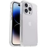 OtterBox iPhone 14 Pro Symmetry Series Case - CLEAR , ultra-sleek, wireless charging compatible, raised edges protect camera & screen
