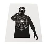 Alomejor Zombie Target, Archery Shooting Targets Paper, Pack of 10 Heavy Copper Sheet Paper Targets for Shooting Range Practice (17.7x12.6in) (Single People)