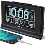 DreamSky Digital Alarm Clock with B
