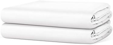 Beckham Hotel Collection Queen Fitted Sheet, Set of 2 Sheets with Deep Pockets, White