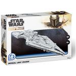 4D Build, Star Wars Mandalorian Imperial Light Cruiser 3D Paper Model Kits, 265 Piece Paper Model Kit for Teens and Adults, Ages 10+