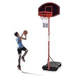 Goplus Portable Basketball Hoop, He