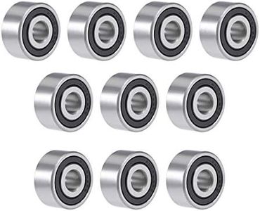 uxcell 3200-2RS Angular Contact Ball Bearing 10X30X14.3mm Sealed Bearings 5200-2RS 5pcs