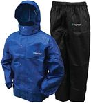 frogg toggs Men's Standard Classic All-Sport Waterproof Breathable Rain Suit, Royal Blue/Black, Medium