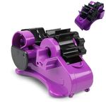 CNQLIS Sublimation Tape Dispenser Multiple Roll Cut Heat Tape Cut Dispenser，Heat Press Thermal Tape Holder Dispenser for Desk with 1 inch and 3 inch Core （Purple）