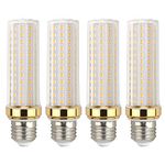 Akynite E27 LED Bulbs 20W Cool White 6000K, 2000LM, 88 LEDs, Equivalent to E27 150W Incandescent Bulbs, E27 ES Screw LED Corn Bulbs for Floor Lamp Ceiling Lamp, Not Dimmable, Pack of 4