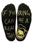 bring me socks "Bring Me A Beer Funny Novelty Ankle Lounge Socks for a Beer Lover Gift