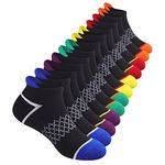 12 Pairs Boys Socks Ankle Athletic Socks With Cushioned Sole For 4-6 6-8 8-10 Years Old Kids