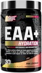 Nutrex Research EAA Hydration | EAAs + BCAA Powder | Muscle Recovery, Strength, Muscle Building, Endurance | 8G Essential Amino Acids + Electrolytes | (Packaging My Vary) 30 Servings (Pink Lemonade)