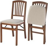 Stakmore Slat Back Folding Chair Finish, Set of 2, Fruitwood