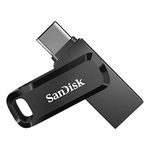 SanDisk 256GB Ultra Dual Drive Go USB Type-C Flash Drive, Black - SDDDC3-256G-GAM46​