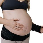 Lola&Lykke Pregnancy Support Belt | Pregnancy Belt For Additional Support | Soft, Adjustable Comfort for Active Mums | Hot & Cold Pack Included | Medium