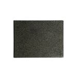 Kota Japan Premium Non-Stick Natural Black Granite Stone Pastry Cutting Board Slab 12" X 16" with No-Slip Rubber Feet for Stability and to Protect your Countertops | Easy to Clean | Stays Cool