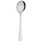 Grunwerg Windsor Soup Spoons SUSWSR, 18/10 Stainless Steel, Set of 12, Silver