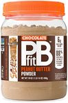 PBfit All-Natural Chocolate Peanut Butter Powder, Extra Chocolatey Powdered Peanut Spread from Real Roasted Pressed Peanuts and Cocoa, 6g of Protein 7% DV (30 oz.)